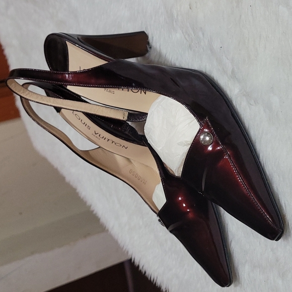 Louis Vuitton  Vernis Block heel sandals - Picture 2 of 16